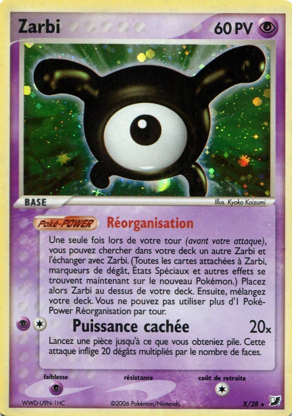 Zarbi X - EX Forces Cachées