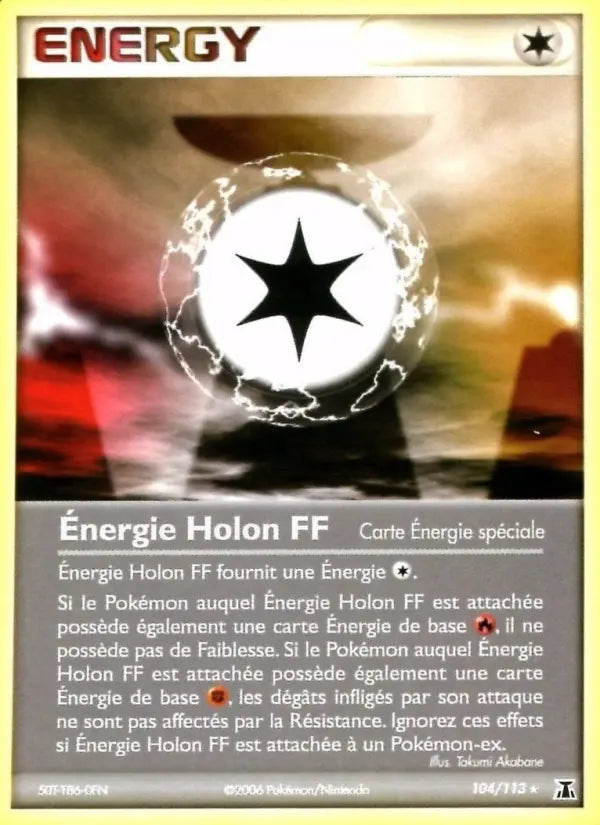 104/113 - Énergie Holon FF — Carte Pokémon EX Espèces Delta 104/113