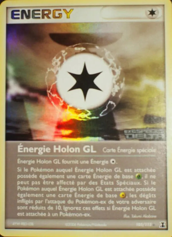 105/113 - Énergie Holon GL — Carte Pokémon EX Espèces Delta 105/113