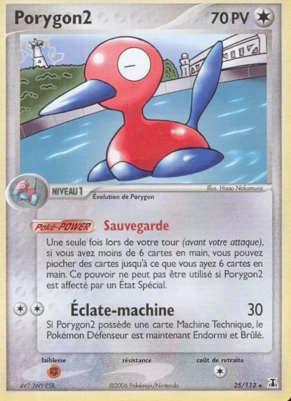 Porygon2 — Carte Pokémon 25 EX Espèces Delta