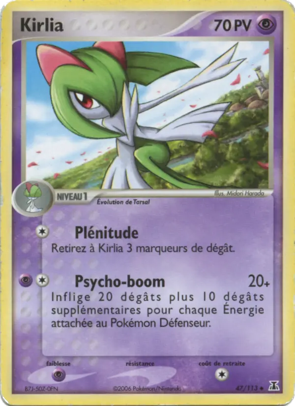 Kirlia — Carte Pokémon 47 EX Espèces Delta