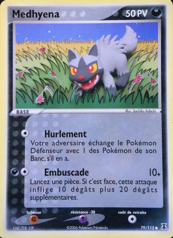 Medhyena — Carte Pokémon 79 EX Espèces Delta