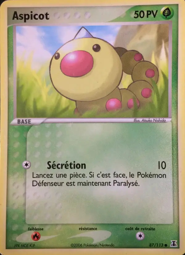 Aspicot — Carte Pokémon 87 EX Espèces Delta
