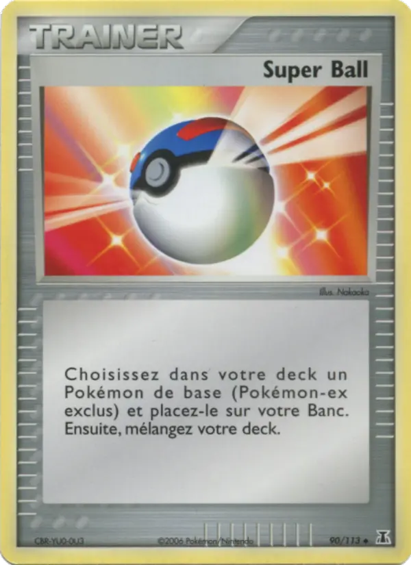 090/113 - Super Ball — Carte Pokémon EX Espèces Delta 90/113
