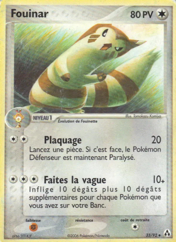 033/092 - Fouinar — Carte Pokémon EX Créateurs de légendes 33/92