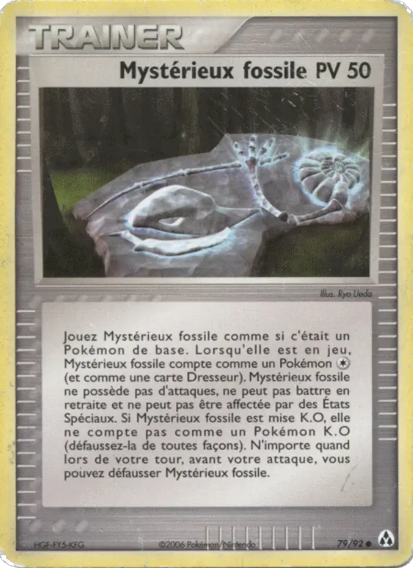 079/092 - Mystérieux fossile — Carte Pokémon EX Créateurs de légendes 79/92