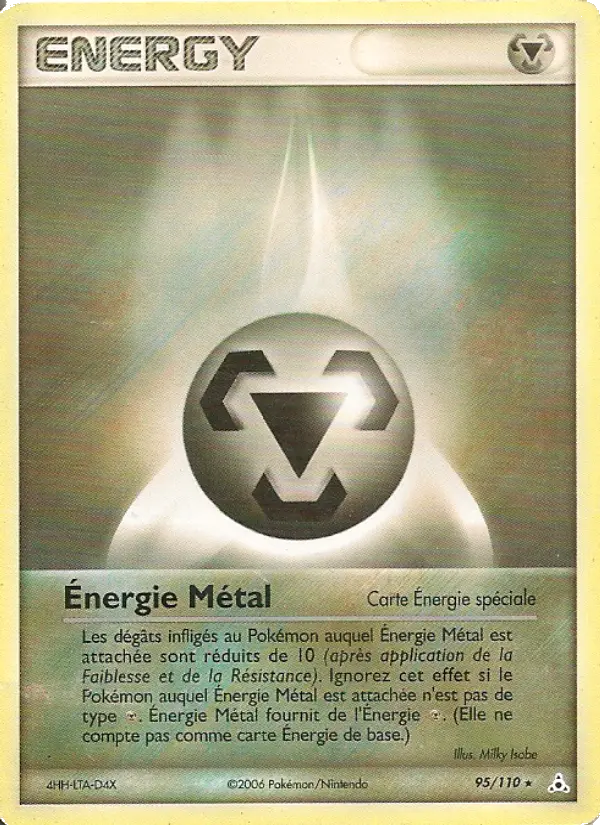 095/110 - Énergie Métal — Carte Pokémon EX Fantômes Holon 95/110