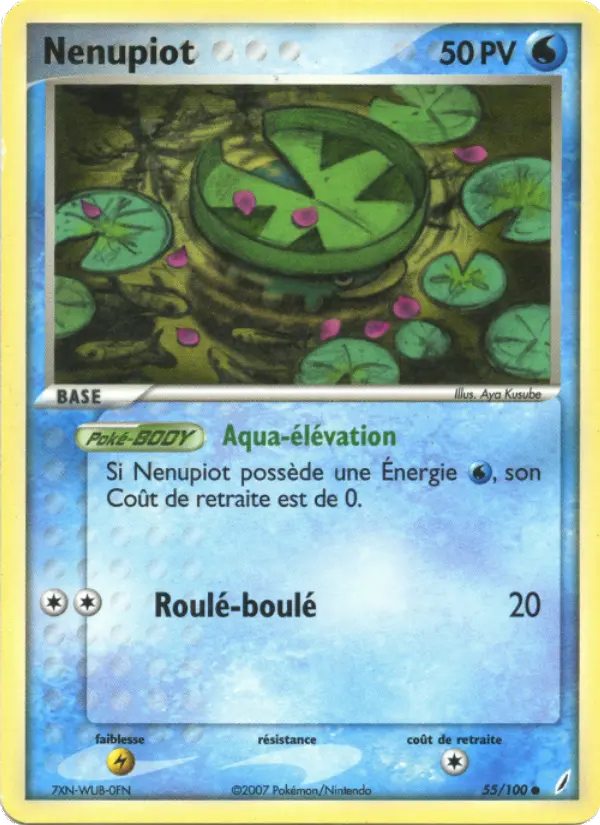 Nenupiot — Carte Pokémon 55 EX Gardiens de Cristal
