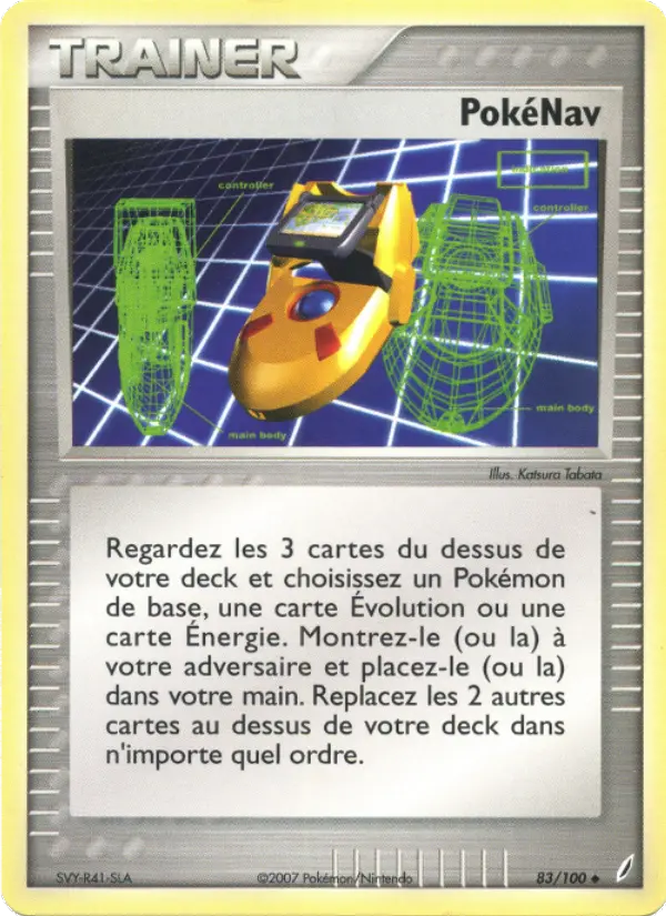083/100 - PokéNav — Carte Pokémon EX Gardiens de Cristal 83/100
