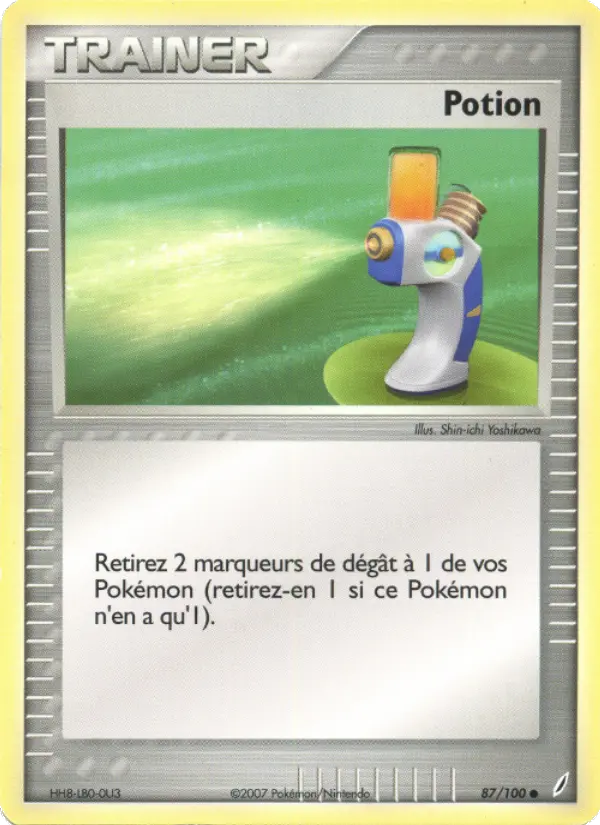 087/100 - Potion — Carte Pokémon EX Gardiens de Cristal 87/100