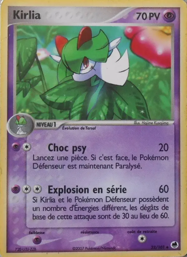 Kirlia — Carte Pokémon 32 EX Île des Dragons