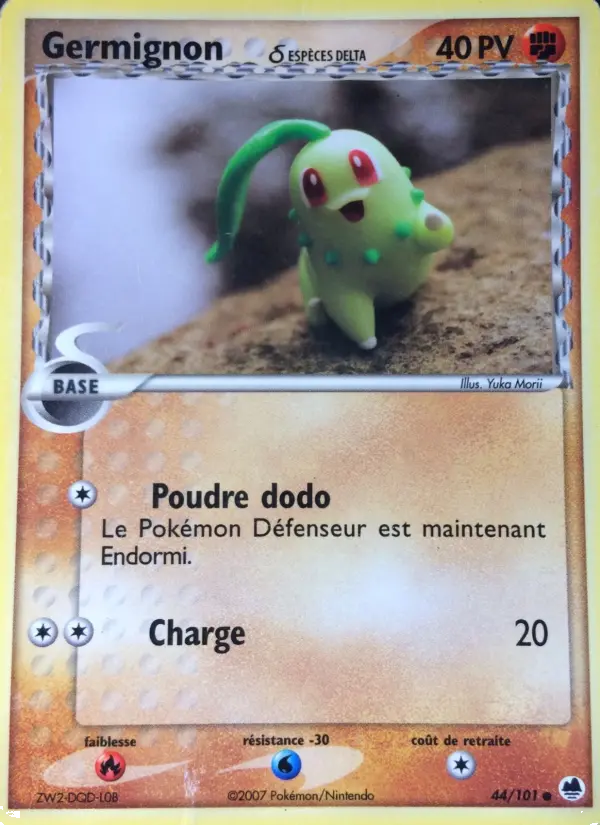 Germignon δ — Carte Pokémon 44 EX Île des Dragons