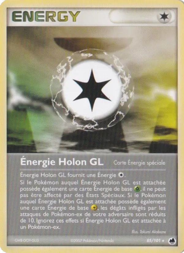 085/101 - Énergie Holon GL — Carte Pokémon EX Île des Dragons 85/101