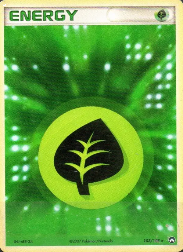 103/108 - Énergie Plante — Carte Pokémon EX Gardiens du Pouvoir 103/108