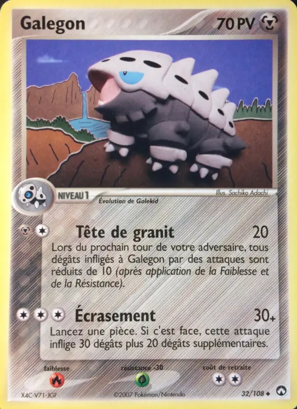 Galegon — Carte Pokémon 32 EX Gardiens du Pouvoir