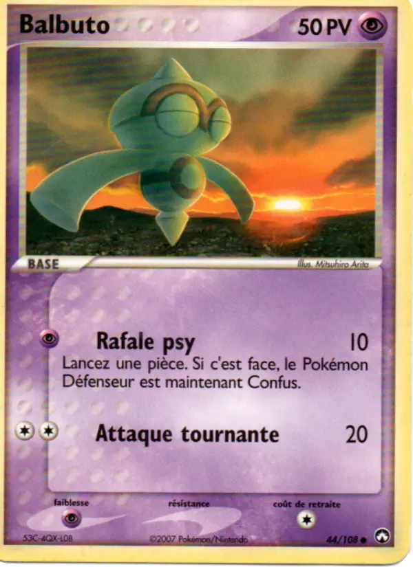 044/108 - Balbuto — Carte Pokémon EX Gardiens du Pouvoir 44/108