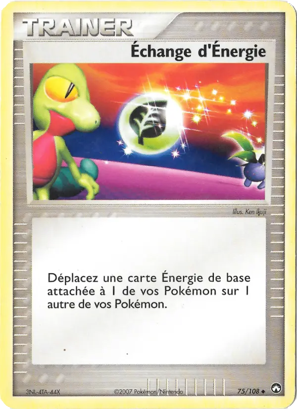 075/108 - Échange d'Énergie — Carte Pokémon EX Gardiens du Pouvoir 75/108