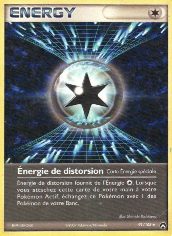 091/108 - Énergie de distorsion — Carte Pokémon EX Gardiens du Pouvoir 91/108
