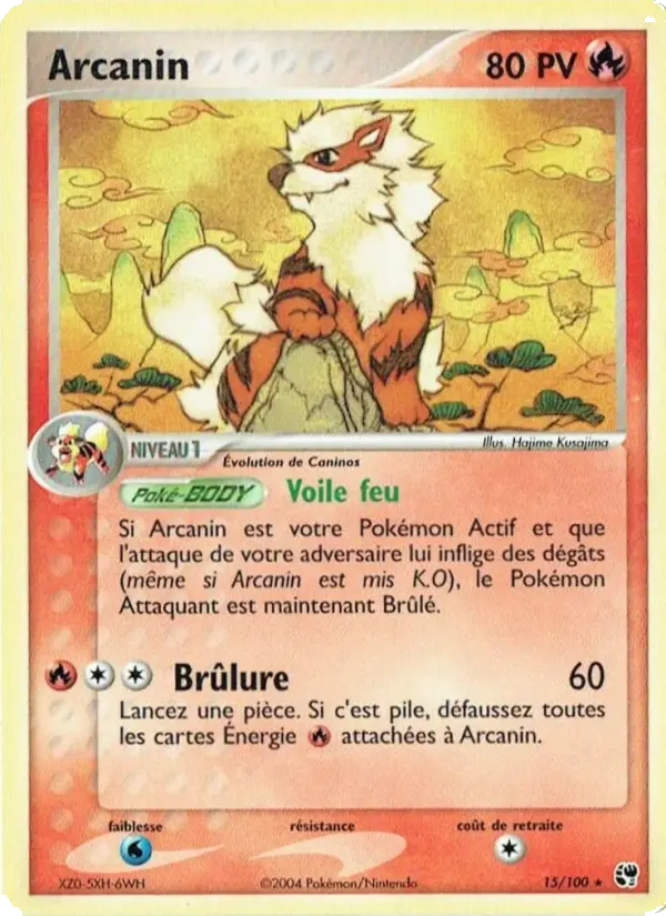 Arcanin — Carte Pokémon 15 EX Tempête de sable