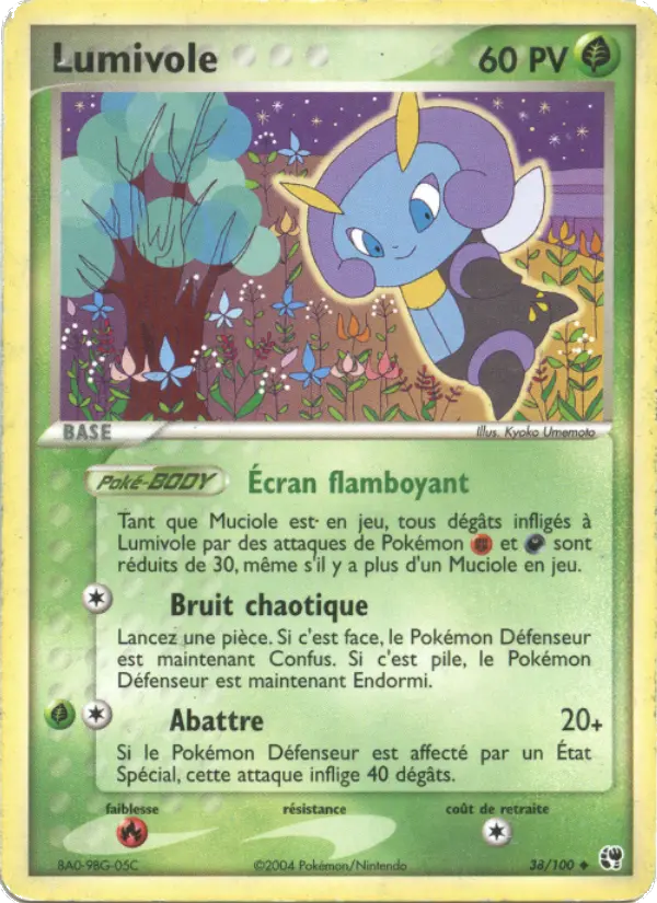 Lumivole — Carte Pokémon 38 EX Tempête de sable