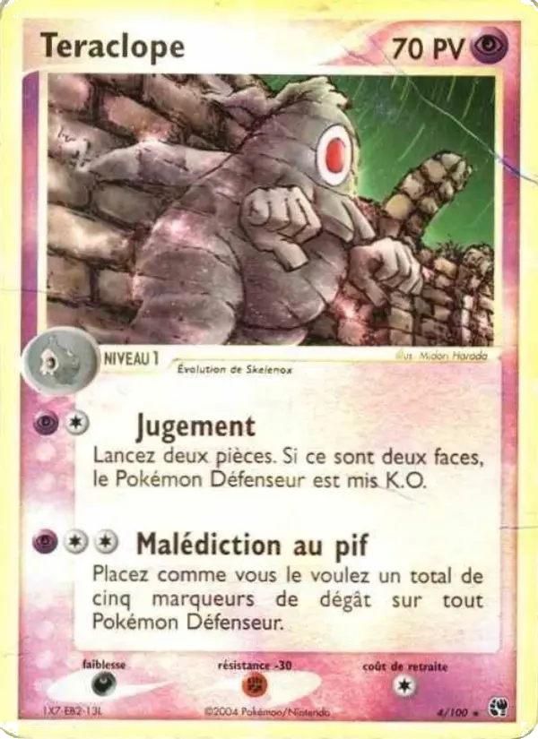 Teraclope — Carte Pokémon 4 EX Tempête de sable