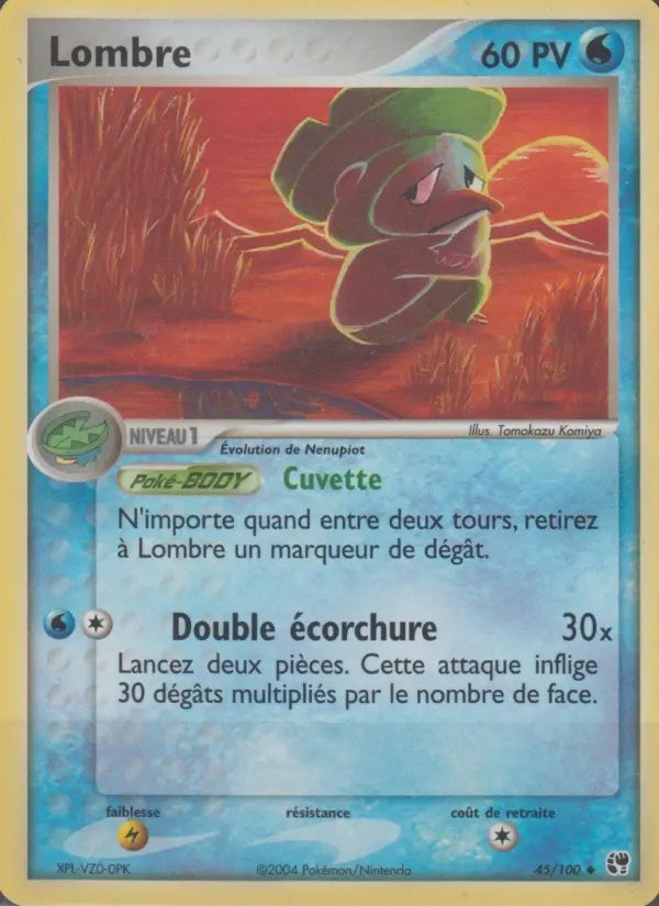 Lombre — Carte Pokémon 45 EX Tempête de sable