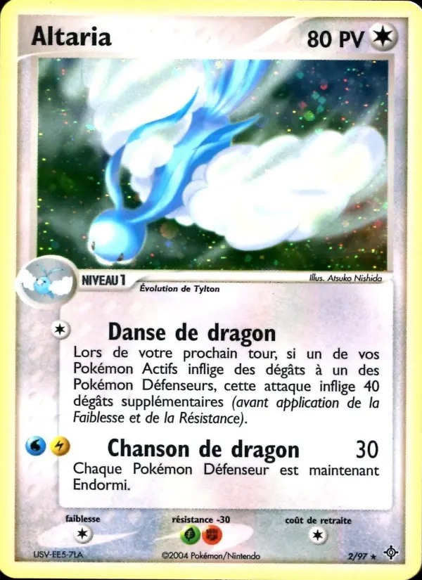 Altaria — Carte Pokémon 2 EX Dragon
