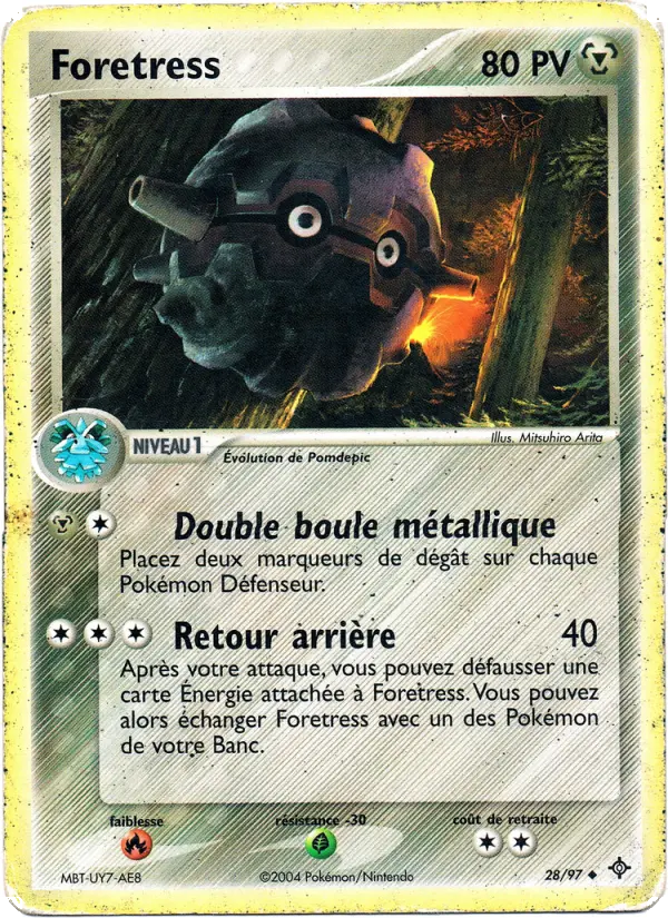 Foretress — Carte Pokémon 28 EX Dragon