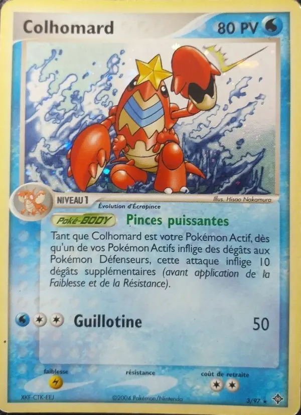 Colhomard — Carte Pokémon 3 EX Dragon