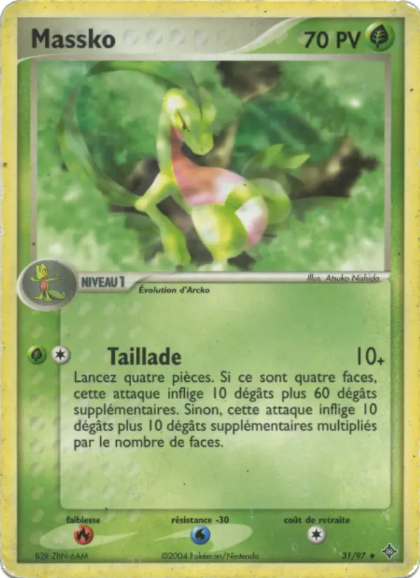 Massko — Carte Pokémon 31 EX Dragon