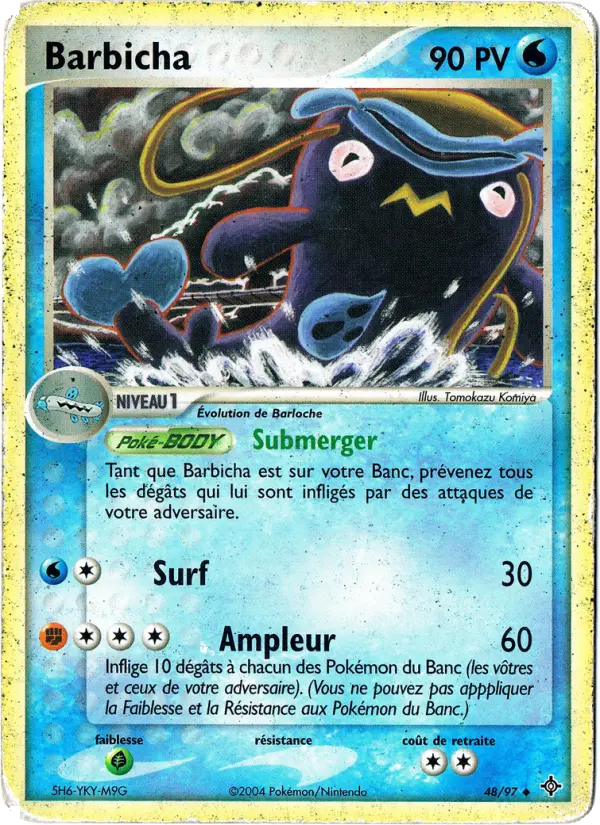 Barbicha — Carte Pokémon 48 EX Dragon