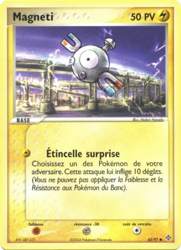 Magneti — Carte Pokémon 62 EX Dragon