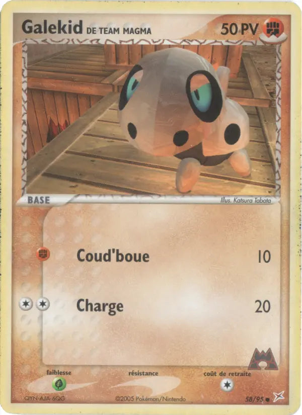 058/095 - Galekid de Team Magma