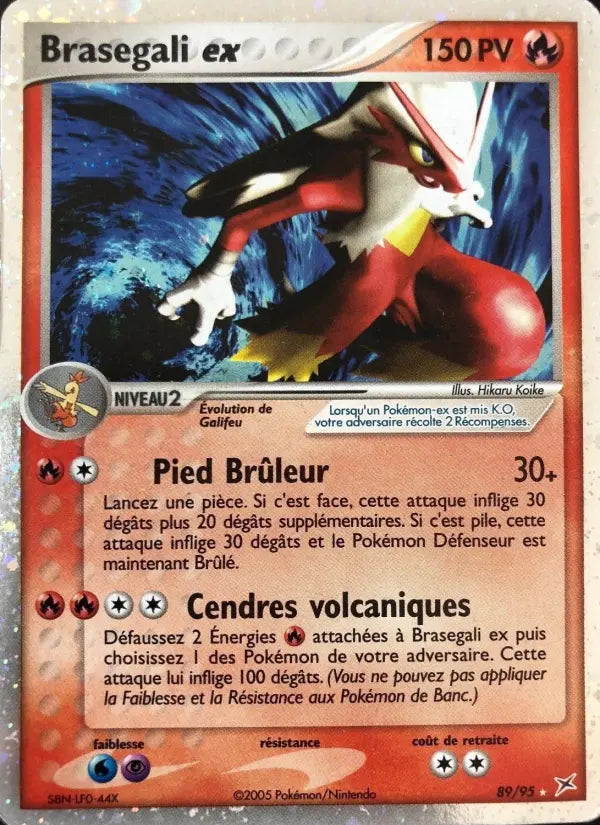 Brasegali ex — Carte Pokémon 89 EX Team Magma vs Team Aqua