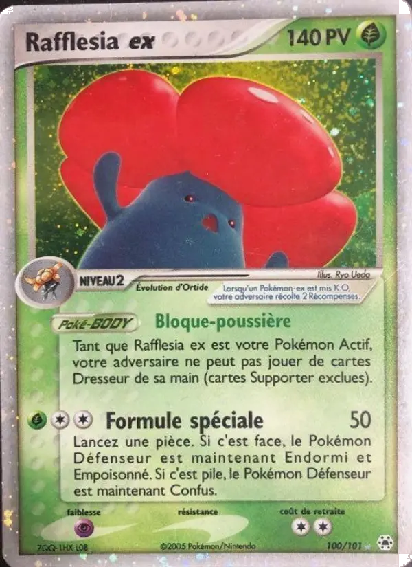 Rafflesia ex — Carte Pokémon 100 EX Légendes Oubliées