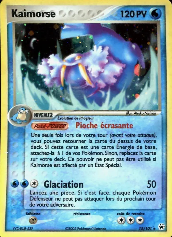 Kaimorse — Carte Pokémon 15 EX Légendes Oubliées