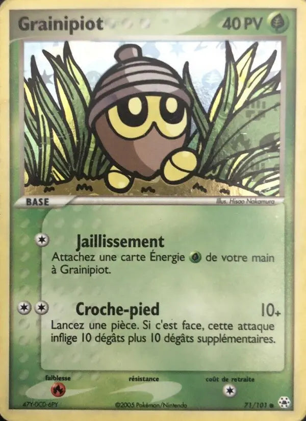 Grainipiot — Carte Pokémon 71 EX Légendes Oubliées