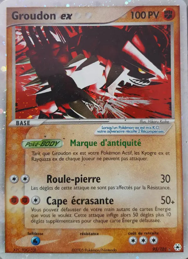 093/101 - Groudon ex