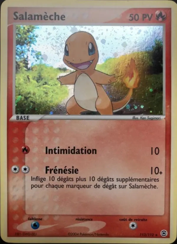 113/112 - Salamèche — Carte Pokémon EX Rouge Feu & Vert Feuille 113/112
