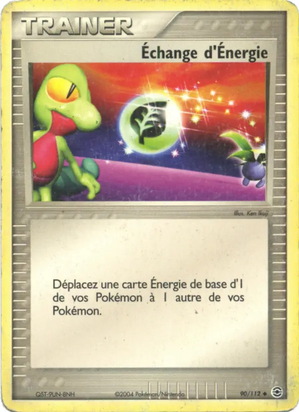 090/112 - Échange d'Énergie — Carte Pokémon EX Rouge Feu & Vert Feuille 90/112