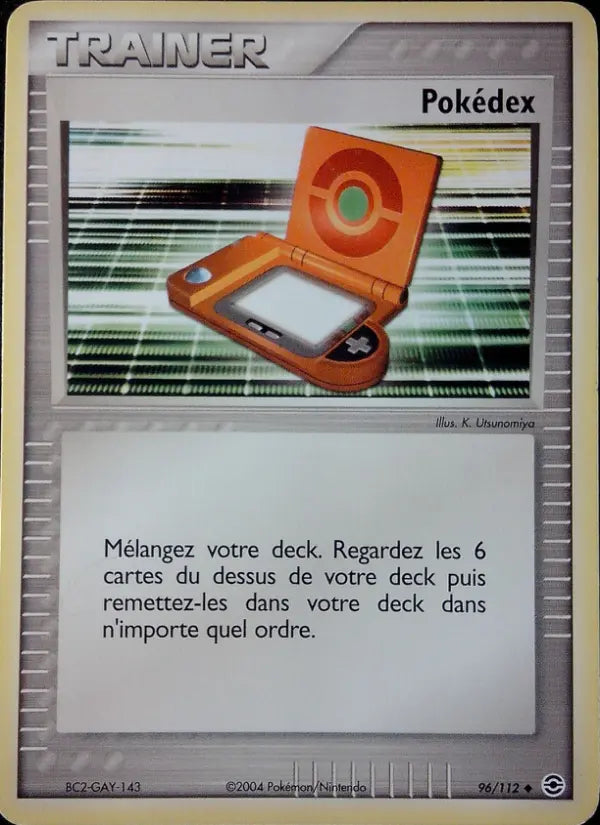 096/112 - Pokédex — Carte Pokémon EX Rouge Feu & Vert Feuille 96/112