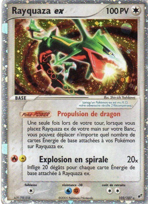 102/107 - Rayquaza ex — Carte Pokémon EX Deoxys 102/107