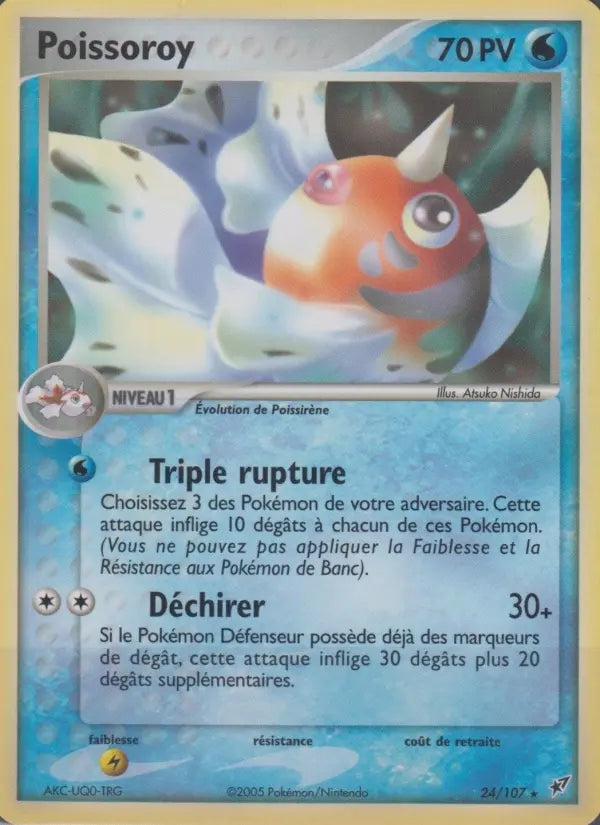 Poissoroy — Carte Pokémon 24 EX Deoxys