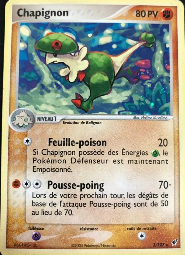 Chapignon — Carte Pokémon 3 EX Deoxys