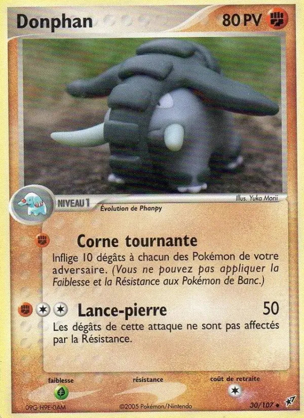 Donphan — Carte Pokémon 30 EX Deoxys