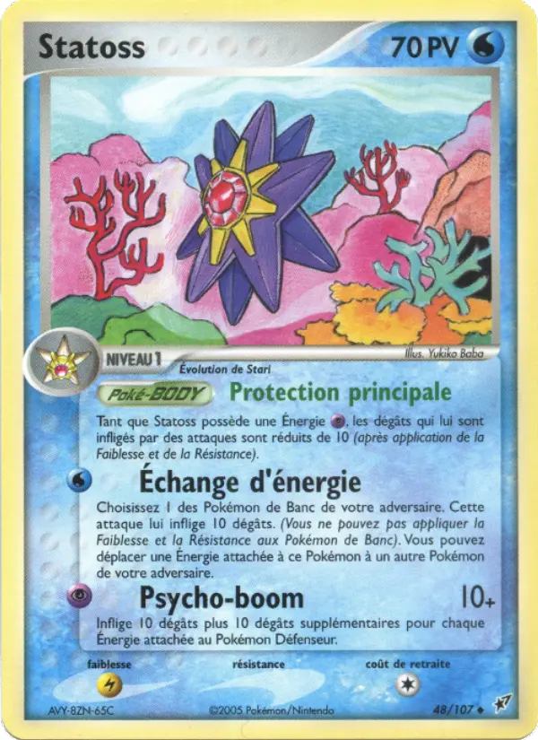 048/107 - Statoss — Carte Pokémon EX Deoxys 48/107