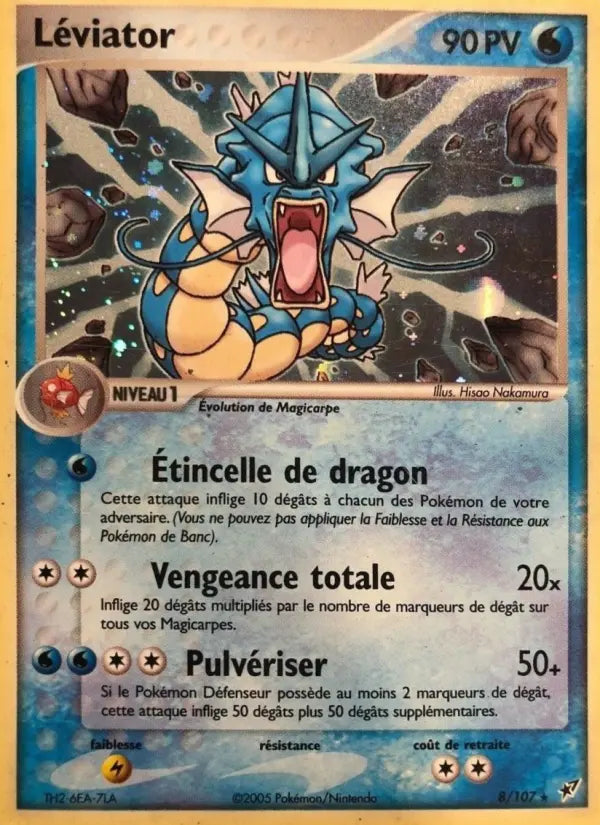 008/107 - Léviator — Carte Pokémon EX Deoxys 8/107