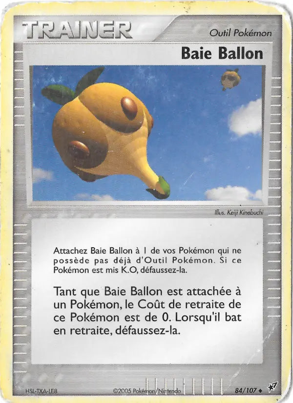 084/107 - Baie Ballon — Carte Pokémon EX Deoxys 84/107