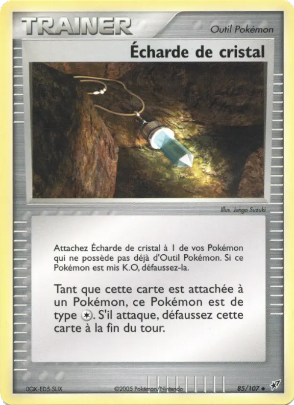 085/107 - Écharde de cristal — Carte Pokémon EX Deoxys 85/107