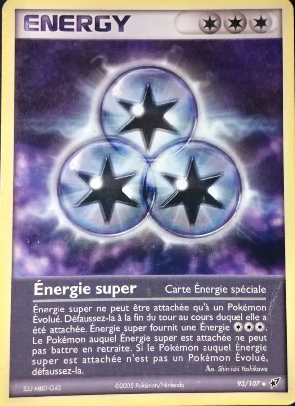 093/107 - Énergie super — Carte Pokémon EX Deoxys 93/107